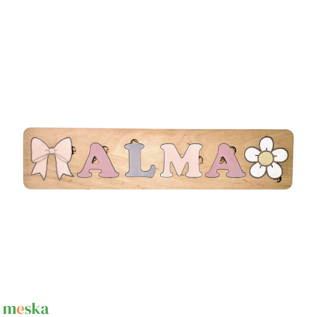 Névre szóló Montessori Puzzle - játék & sport - puzzle - forma puzzle - Meska.hu