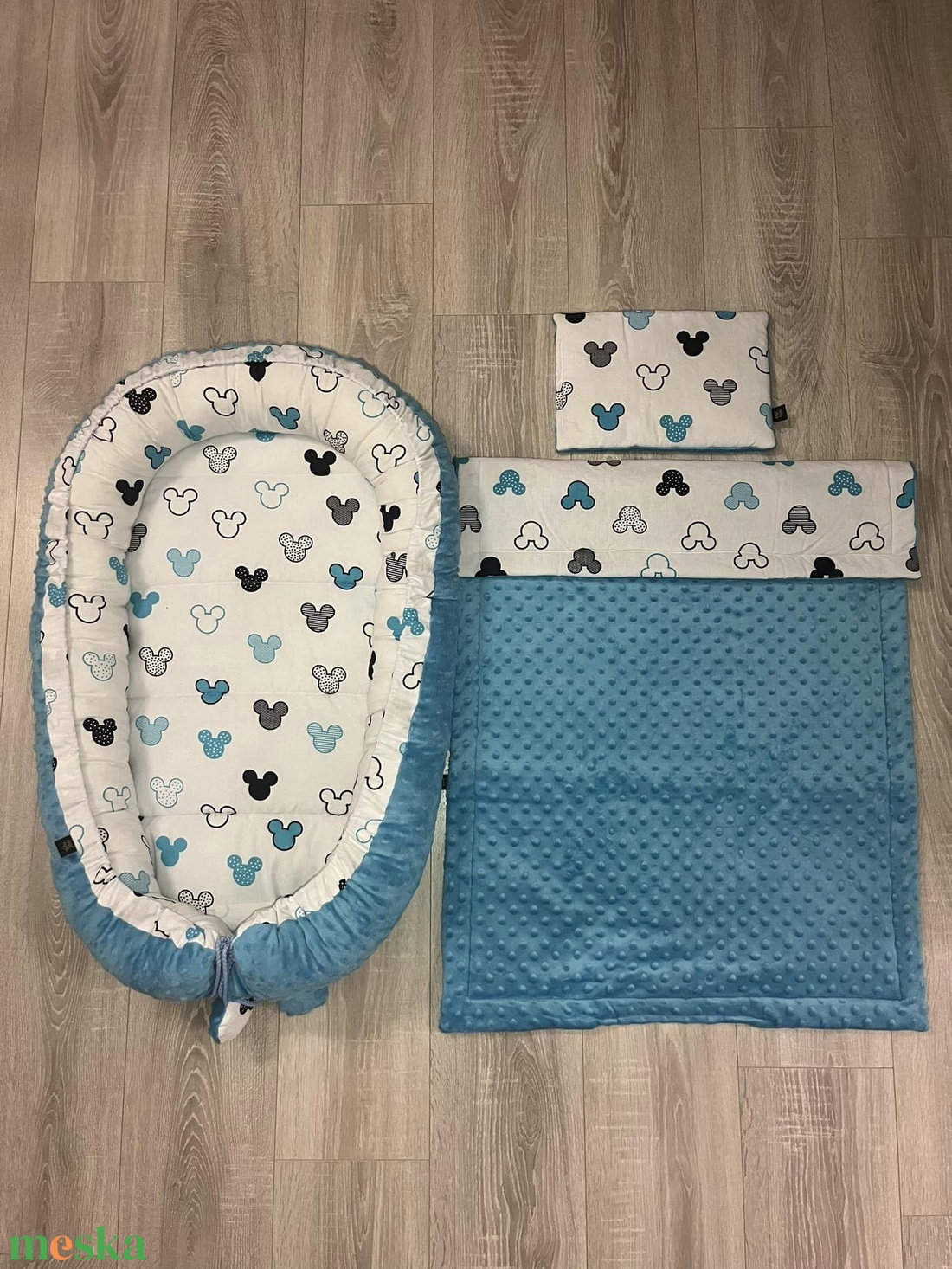 3 részes szett (párna,takaró,babafészek)  - otthon & életmód - babaszoba, gyerekszoba - babaszoba, gyerekszoba - Meska.hu
