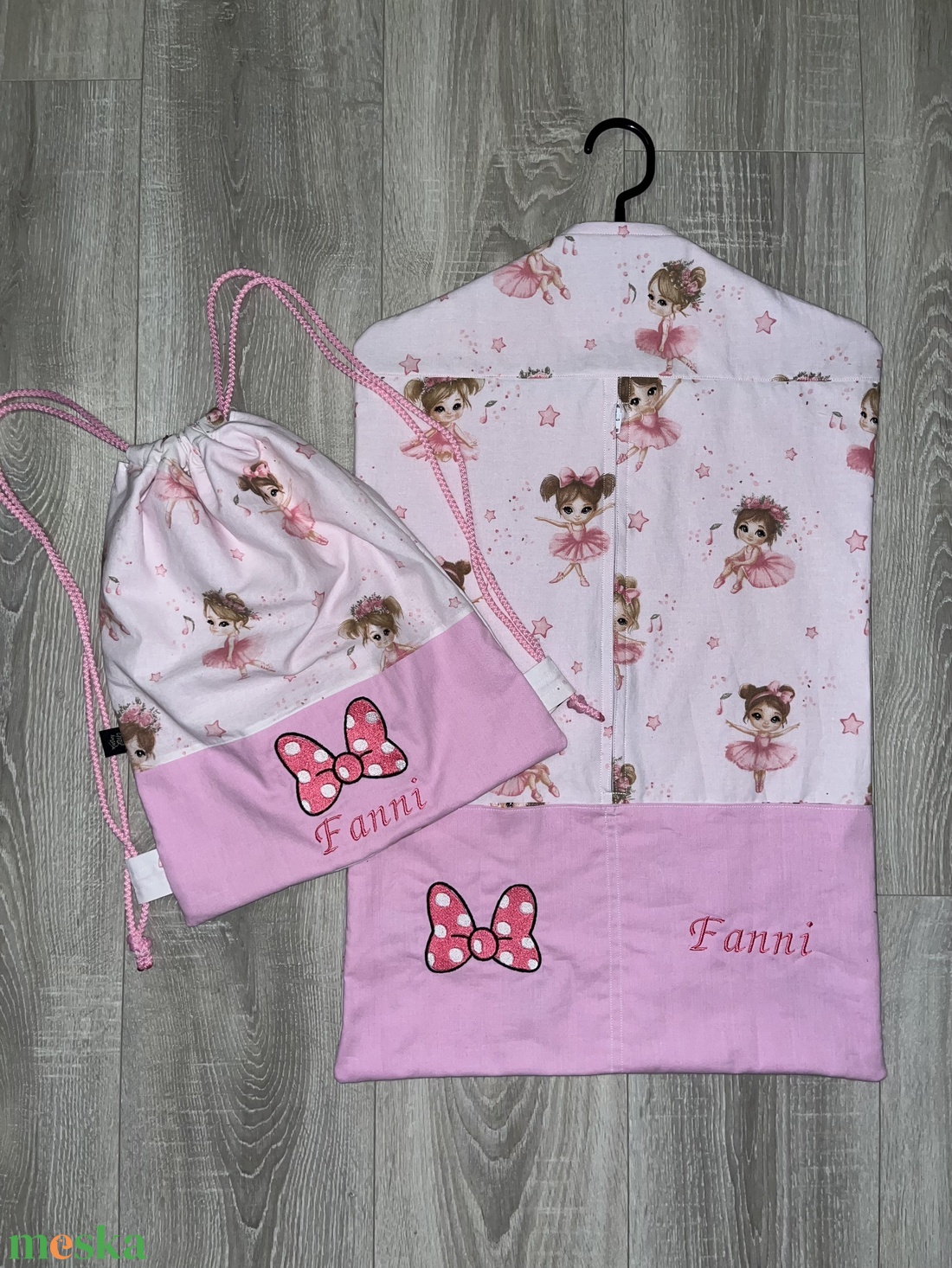 Hímzett ovis zsák + tornazsák - játék & sport - ovis felszerelés - ovis zsák - Meska.hu