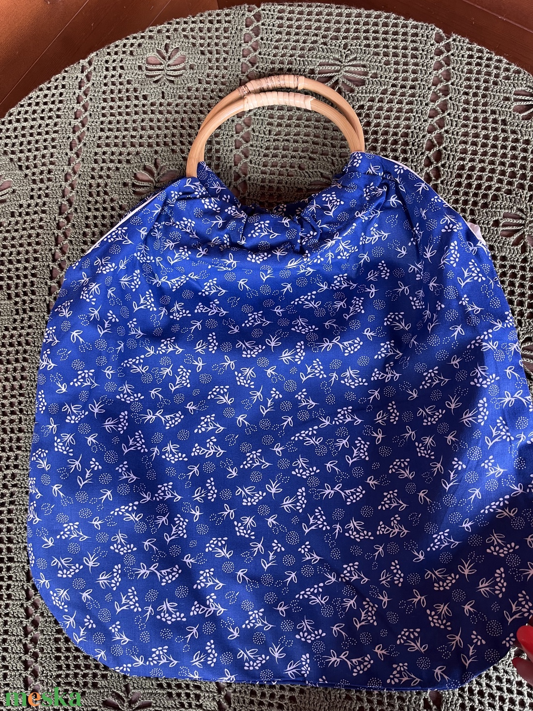 Karikás szatyor-�Cukor - táska & tok - bevásárlás & shopper táska - shopper, textiltáska, szatyor - Meska.hu