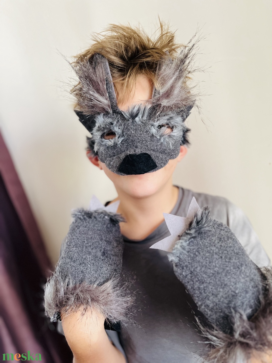 Farkas jelmez szett-AZONNAL VIHETŐ - ruha & divat - jelmez & álarc - jelmez - Meska.hu