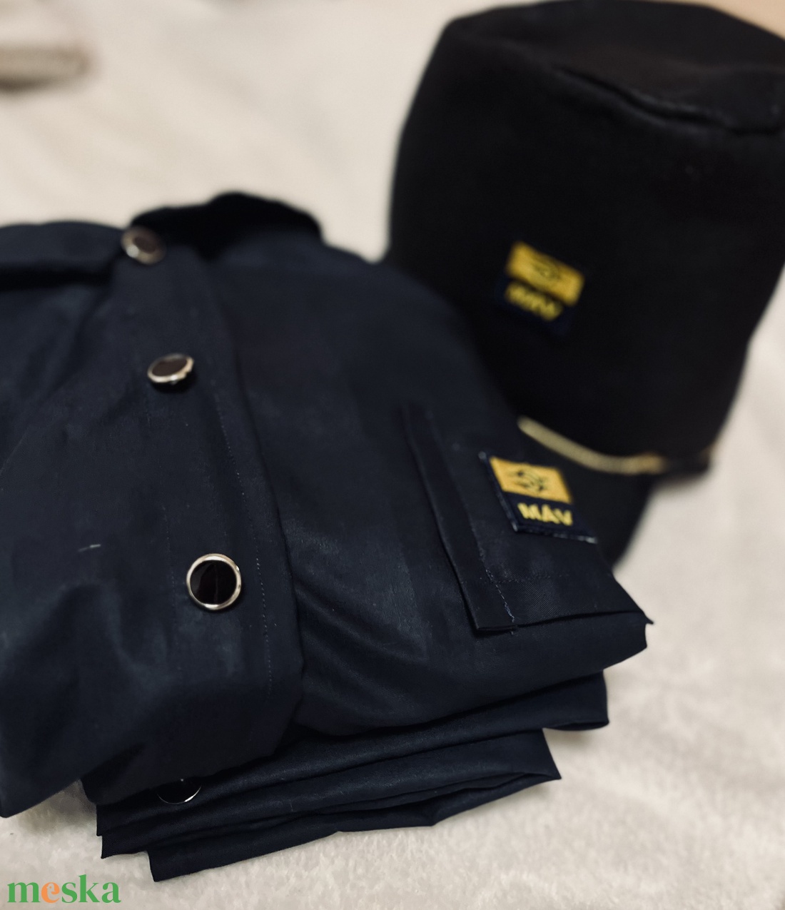 Kalauz jelmez-Azonnal vihető! 98-104 - ruha & divat - jelmez & álarc - jelmez - Meska.hu