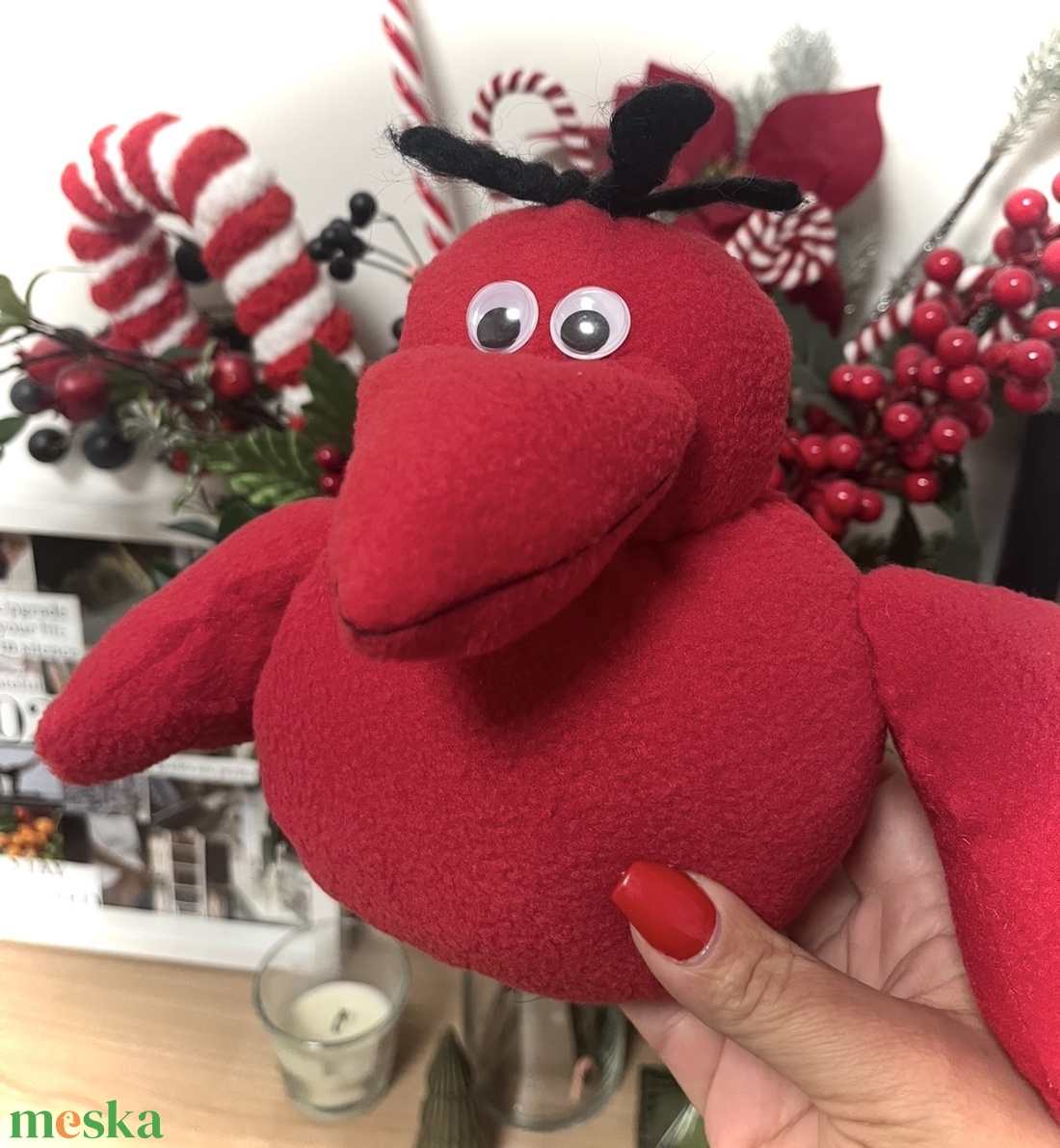 Mesebeli kismadár - baba - mama - baba játékok - szundikendő, alvóka - Meska.hu