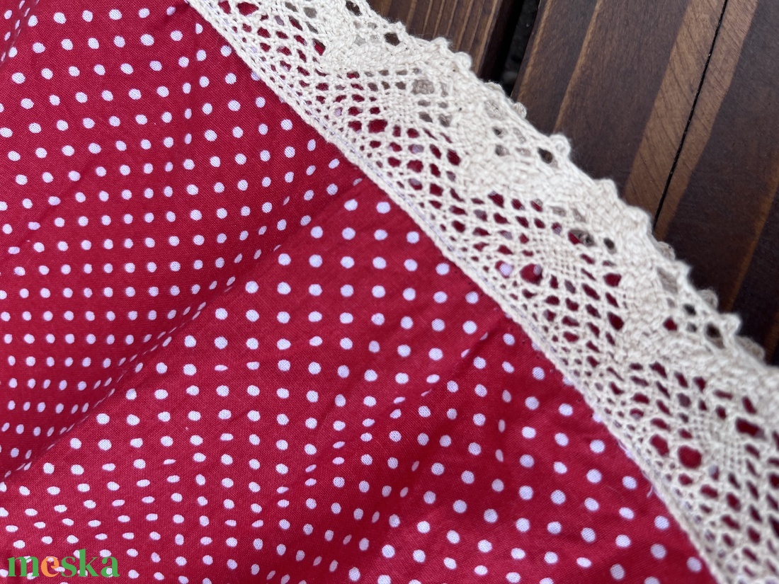 Óvodai pöttyös szoknya - baba - mama - babaruházat - baba ruhák - Meska.hu