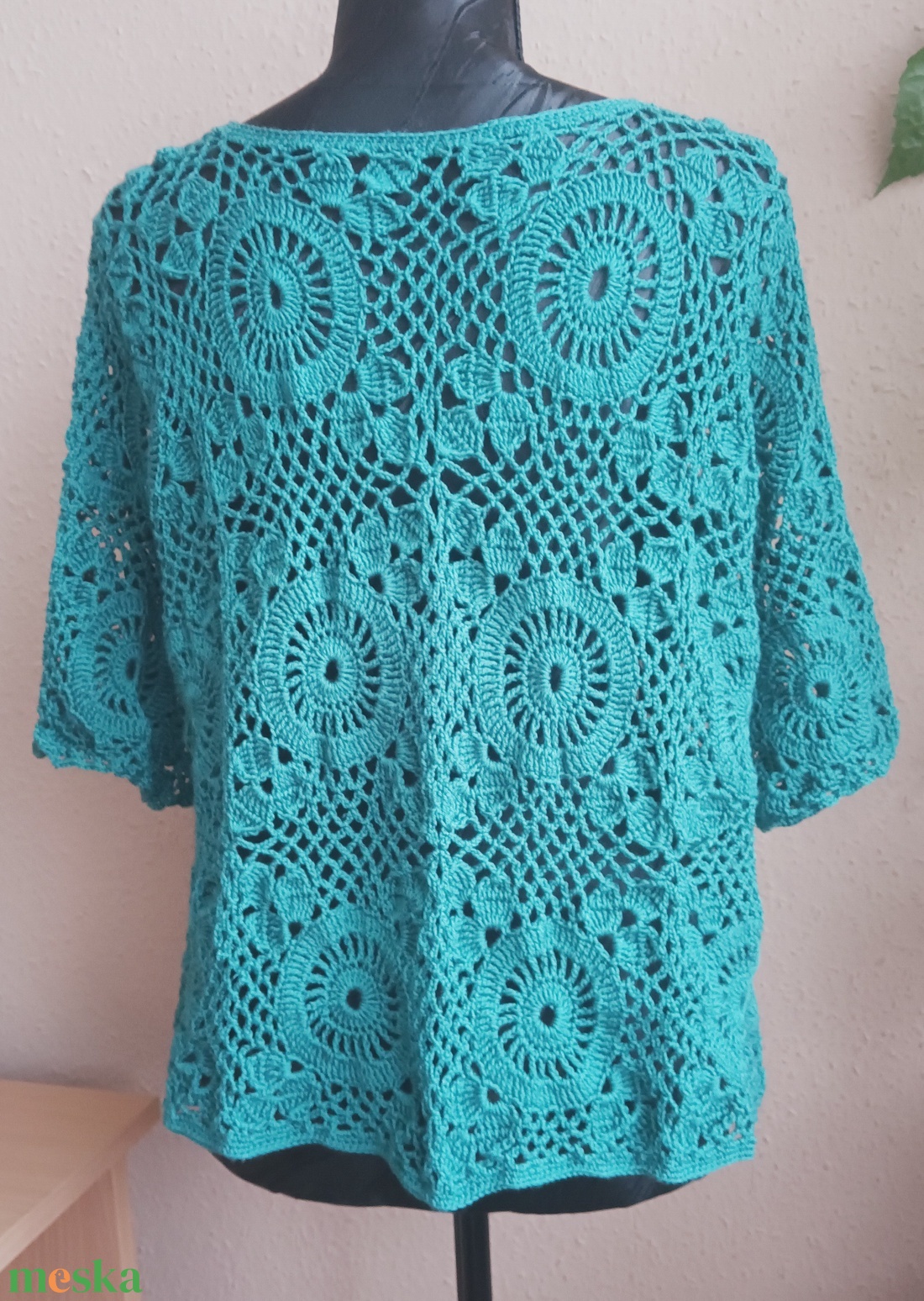 Horgolt felső - ruha & divat - női ruha - kardigánok - Meska.hu