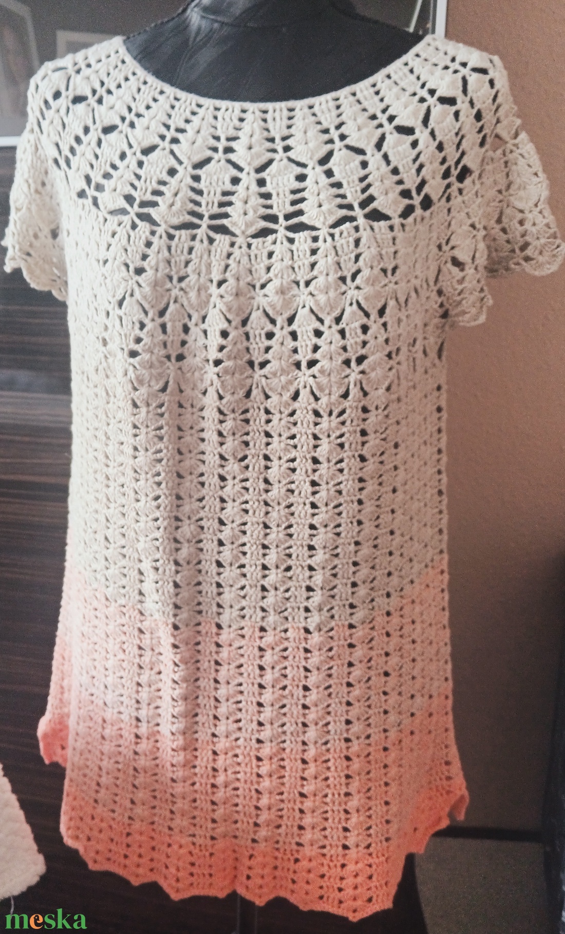 Horgolt felső - ruha & divat - női ruha - blúz - Meska.hu