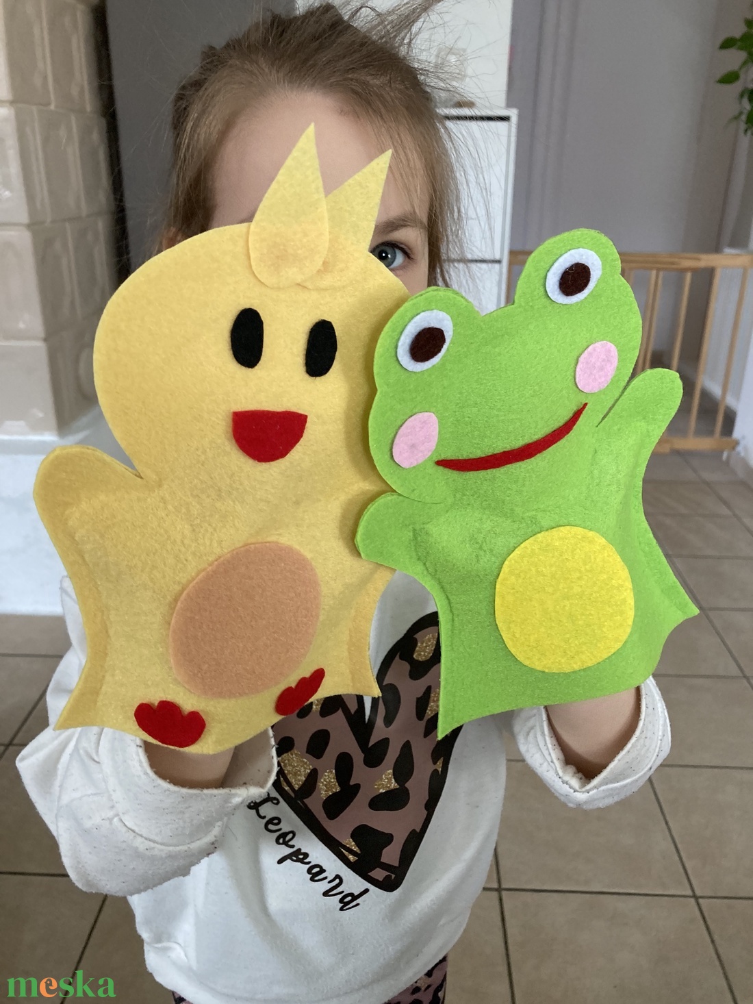 Kiscsibe gyerekbáb  - játék & sport - bábok - báb készlet - Meska.hu