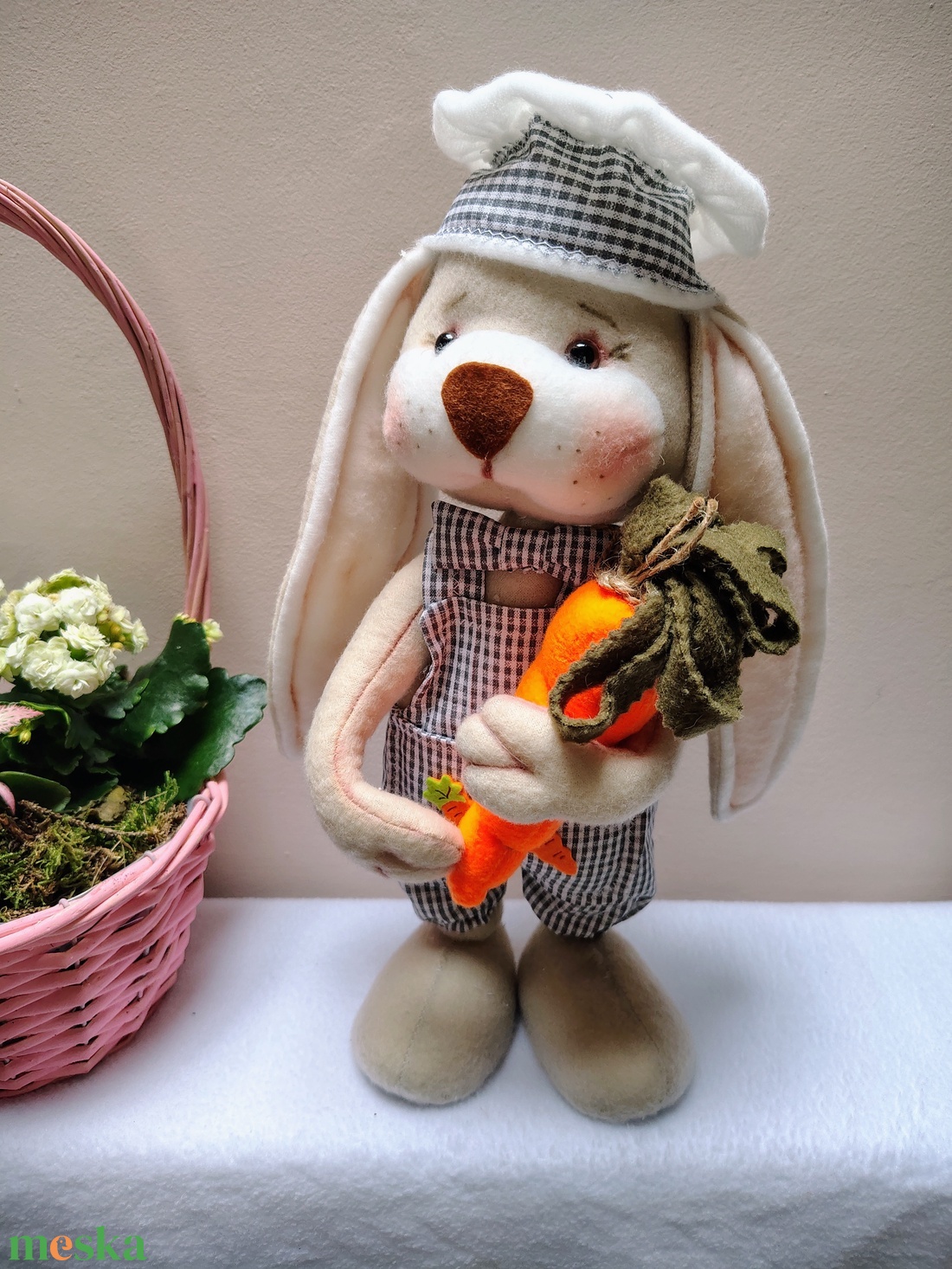 Nyuszi fiú - ünnepi díszek, dekorációk - húsvéti díszek és dekorációk - húsvéti asztaldíszek - Meska.hu