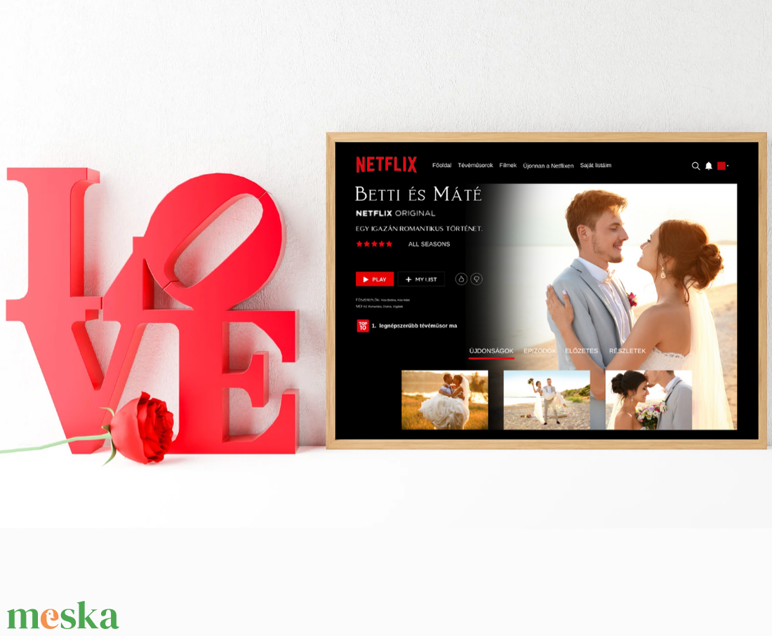 Netflix stílusú poszter pároknak, Valentin nap - otthon & életmód - dekoráció - kép & falikép - poszter - Meska.hu Netflix stílusú poszter pároknak, Valentin nap - otthon & életmód - dekoráció - kép & falikép - poszter - Meska.hu