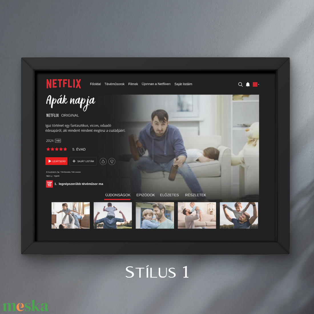 Apák napi ajándék, Netflix stílusú poszter - otthon & életmód - dekoráció - kép & falikép - poszter - Meska.hu Apák napi ajándék, Netflix stílusú poszter - otthon & életmód - dekoráció - kép & falikép - poszter - Meska.hu