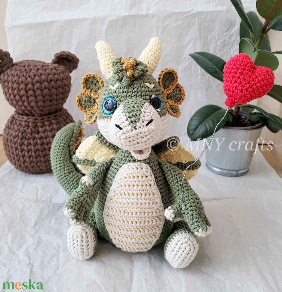 Sárkány - játék & sport - plüssállat & játékfigura - más figura - Meska.hu