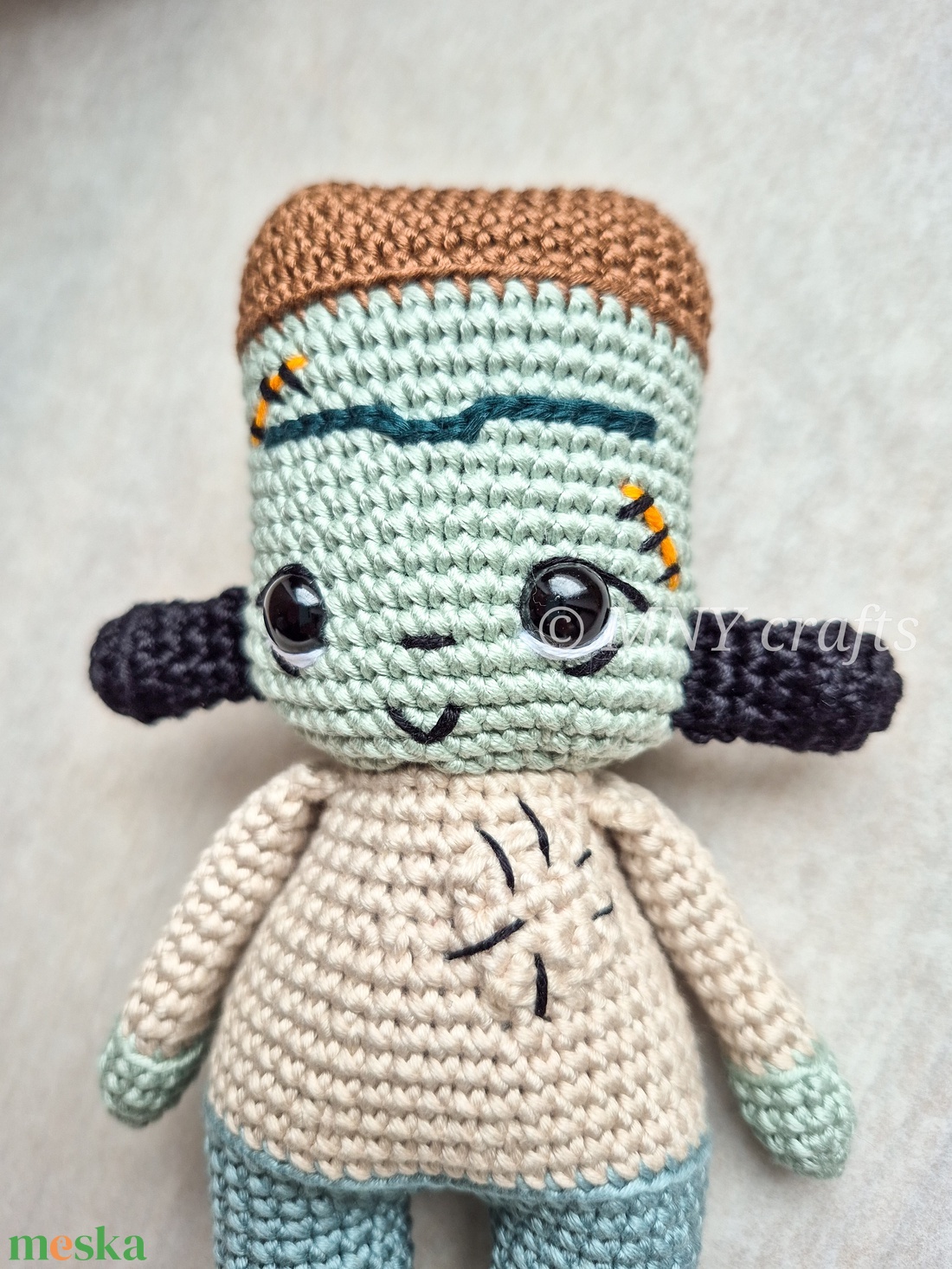 Frankenstein - otthon & életmód - dekoráció - halloween - halloweeni figurák - Meska.hu Frankenstein - otthon & életmód - dekoráció - halloween - halloweeni figurák - Meska.hu