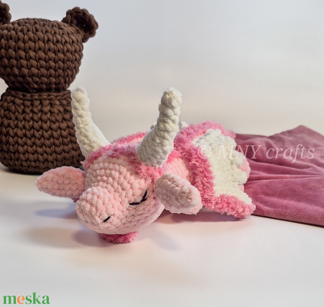 Sárkány - játék & sport - plüssállat & játékfigura - plüss sárkány - Meska.hu