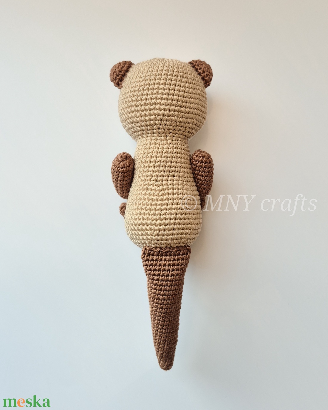 Horgolt vidra - játék & sport - plüssállat & játékfigura - más figura - Meska.hu