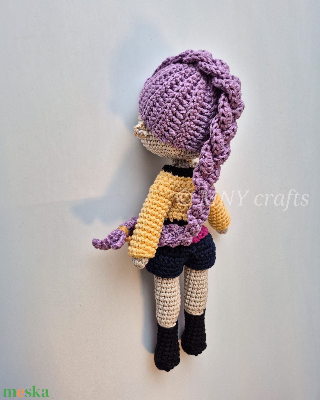 Horgolt Rumi - játék & sport - baba & babaház - öltöztethető baba - Meska.hu