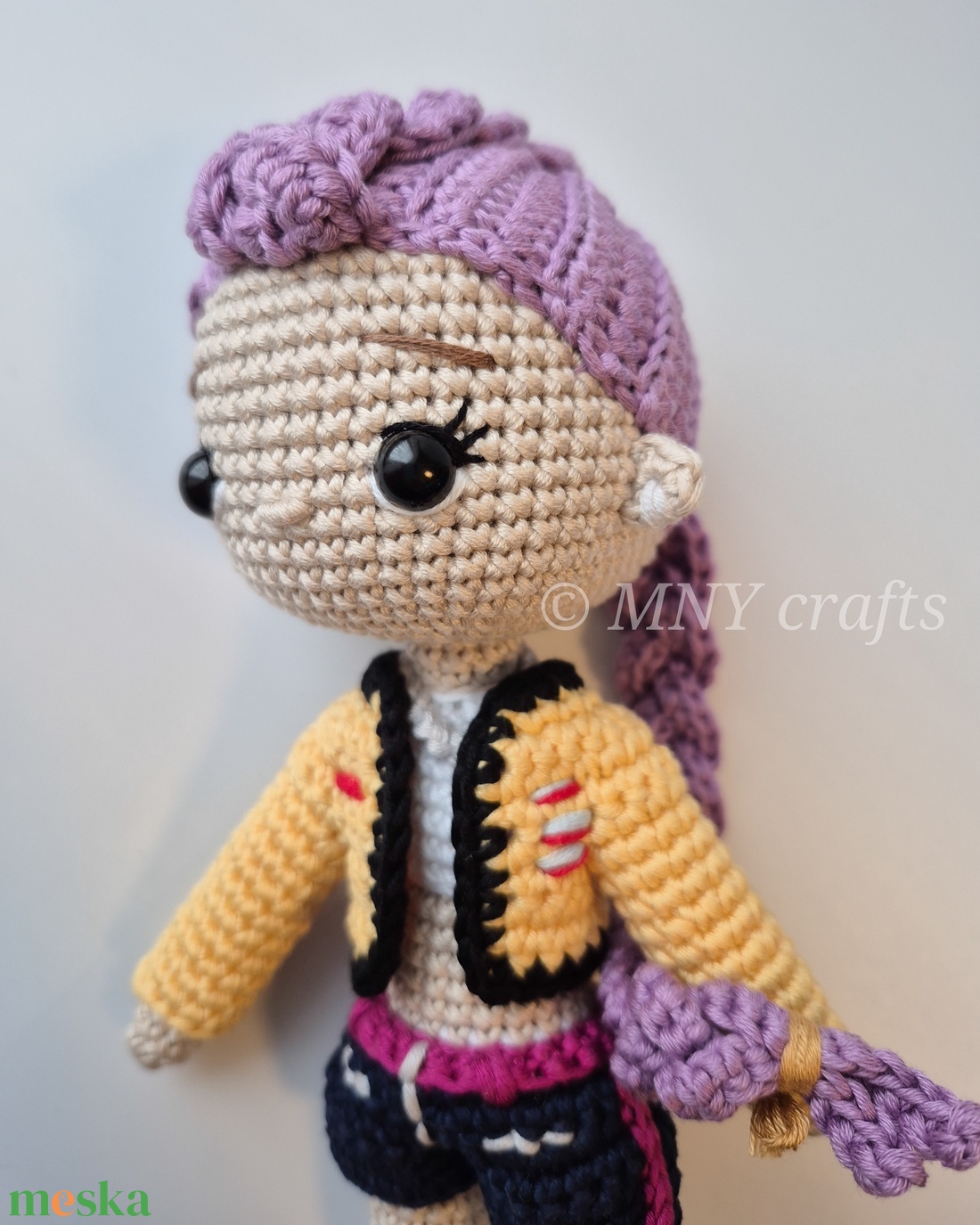 Horgolt Rumi - játék & sport - baba & babaház - öltöztethető baba - Meska.hu