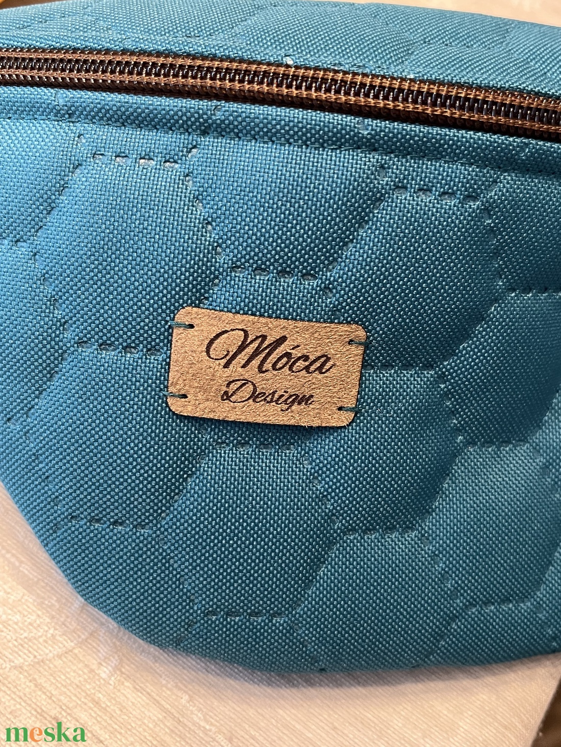 Türkiz Simple belt bag - táska & tok - övtáska - Meska.hu