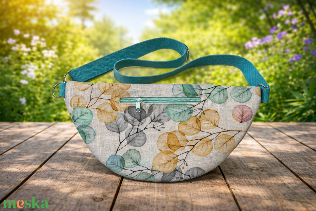 Színes leveles nagy Moonlight belt bag - táska & tok - övtáska - Meska.hu