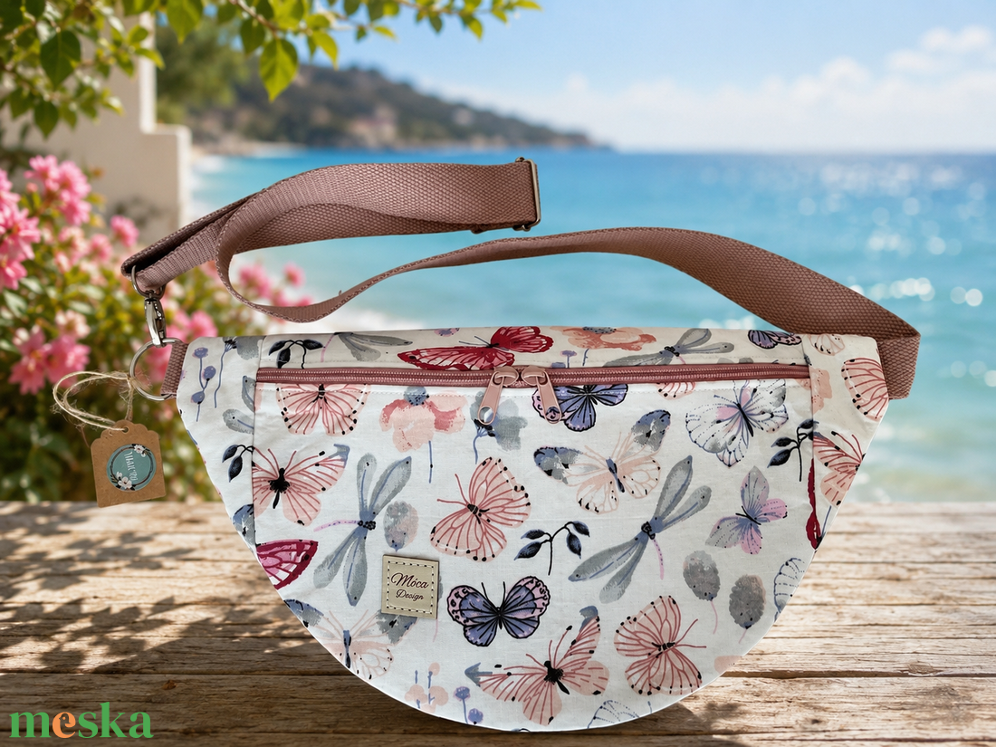 Moonlight crossbody pillangós - táska & tok - kézitáska & válltáska - vállon átvethető táska - Meska.hu