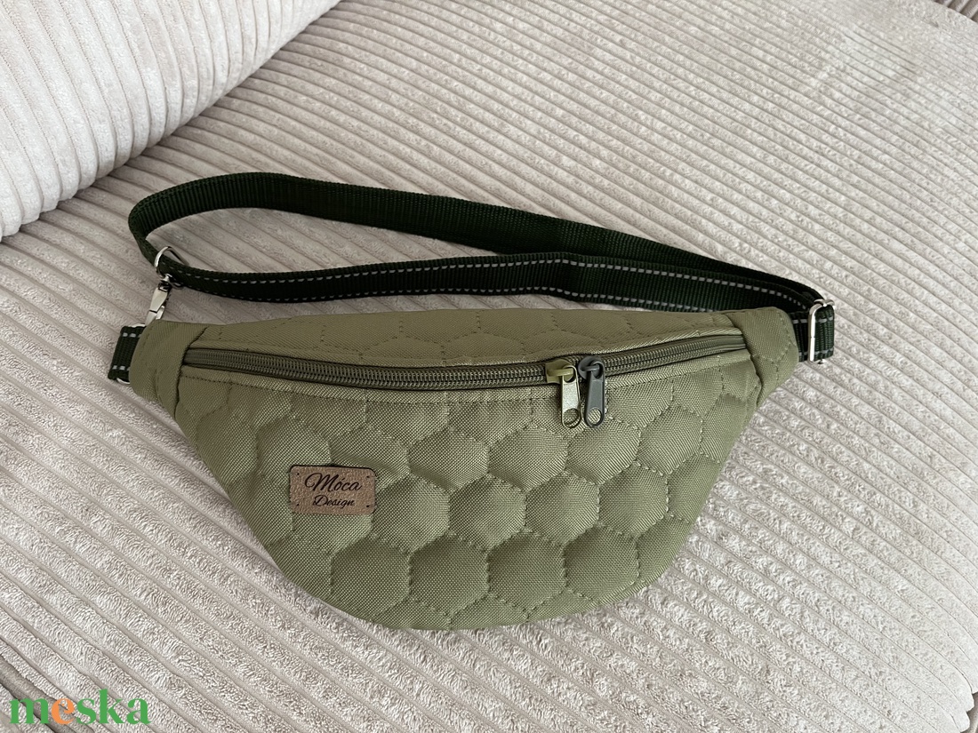 Simple belt bag zöld - táska & tok - övtáska - Meska.hu