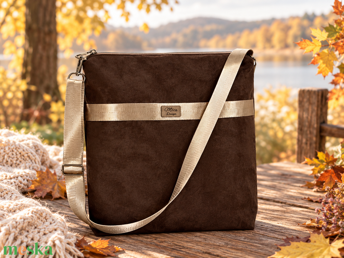Móca Geek váll és crossbody táska - táska & tok - kézitáska & válltáska - nagy pakolós táska - Meska.hu