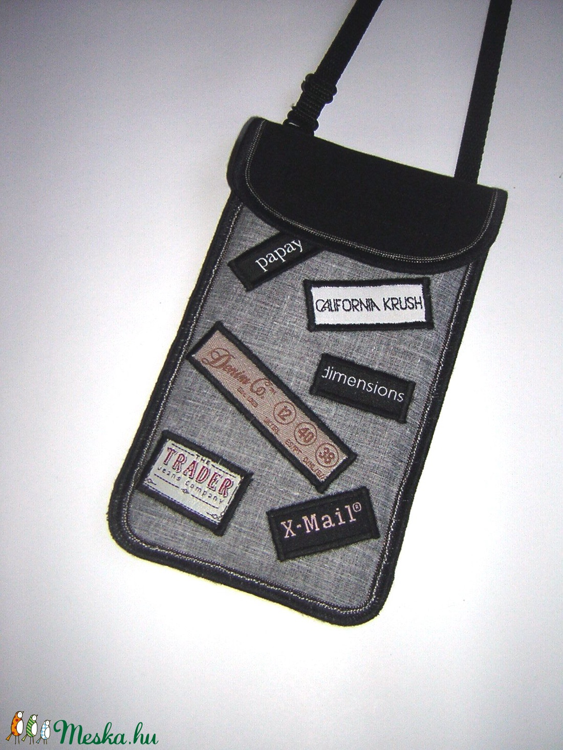 Unisex nyakba-akasztható mobil tok Plus-os méretű telefonokhoz - táska & tok - pénztárca & más tok - telefontok - Meska.hu Unisex nyakba-akasztható mobil tok Plus-os méretű telefonokhoz - táska & tok - pénztárca & más tok - telefontok - Meska.hu