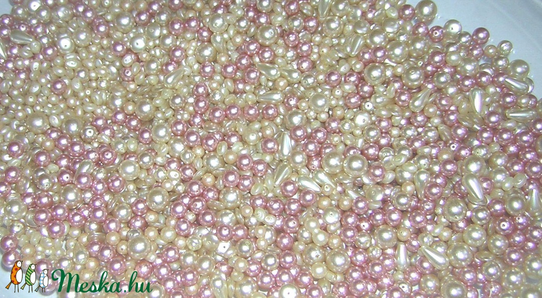 1 kg Ömlesztett vegyes Tekla gyöngy üveggyöngy  - kellékek & szerszámok - gyöngyfűzés kellékek - üveggyöngy - Meska.hu