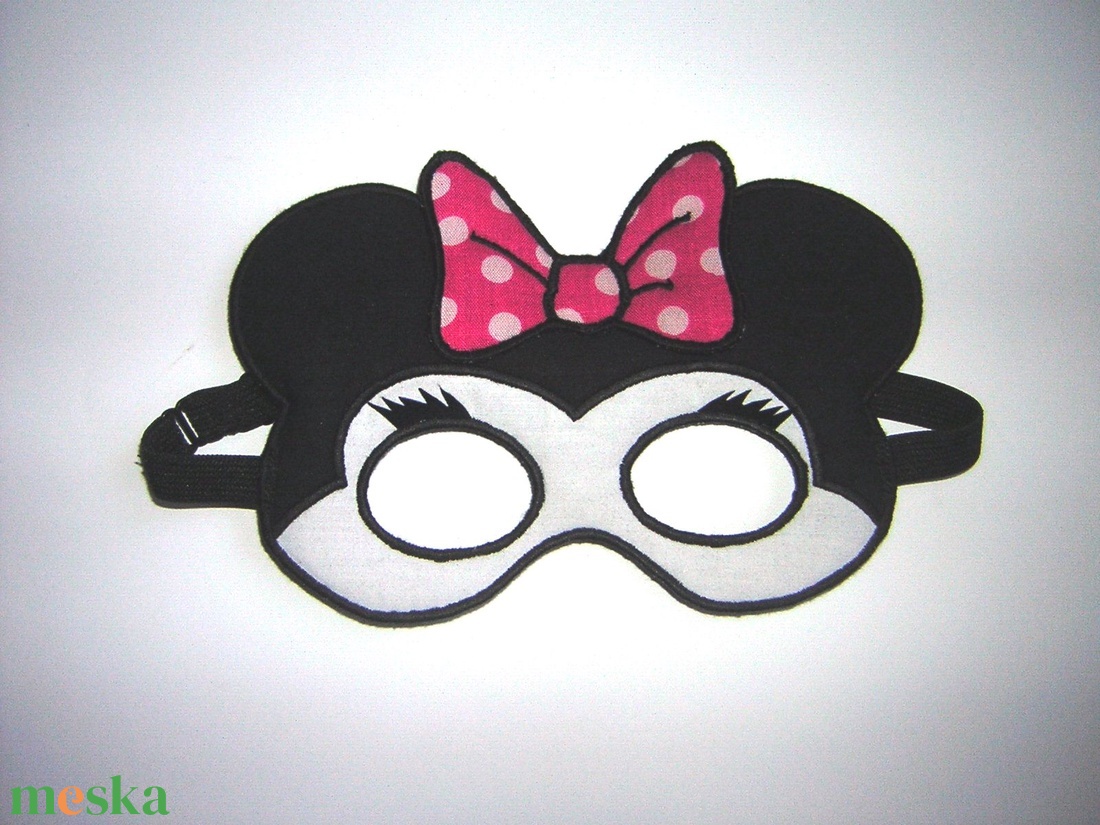 Minnie Mouse  álarc gyerekeknek - ruha & divat - jelmez & álarc - álarc - Meska.hu