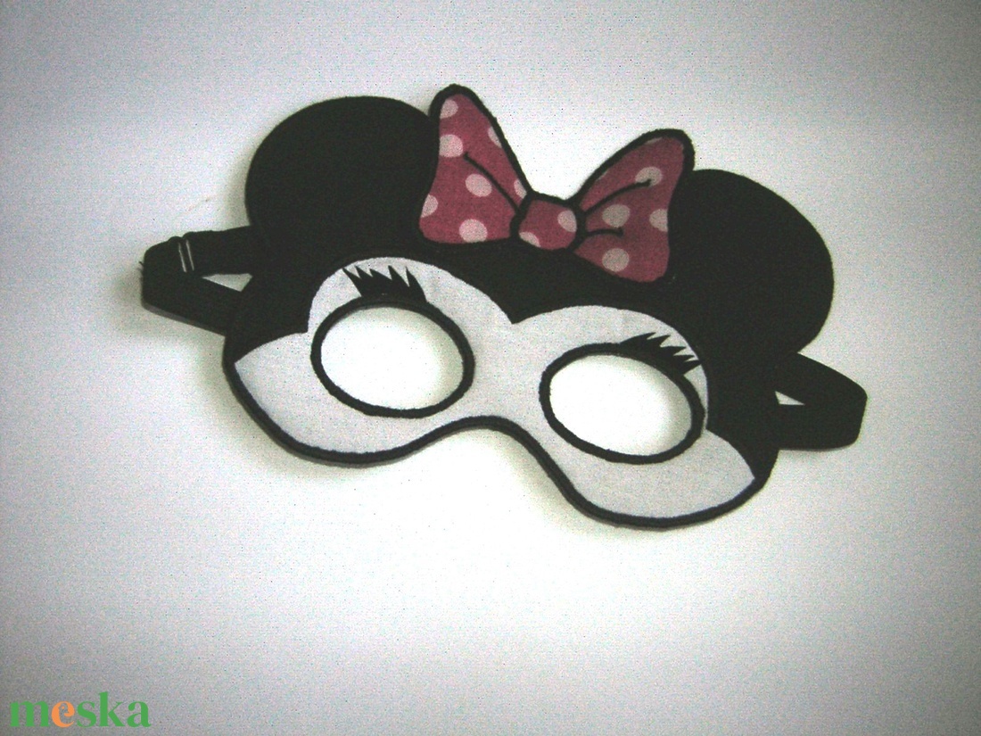 Minnie Mouse  álarc gyerekeknek - ruha & divat - jelmez & álarc - álarc - Meska.hu