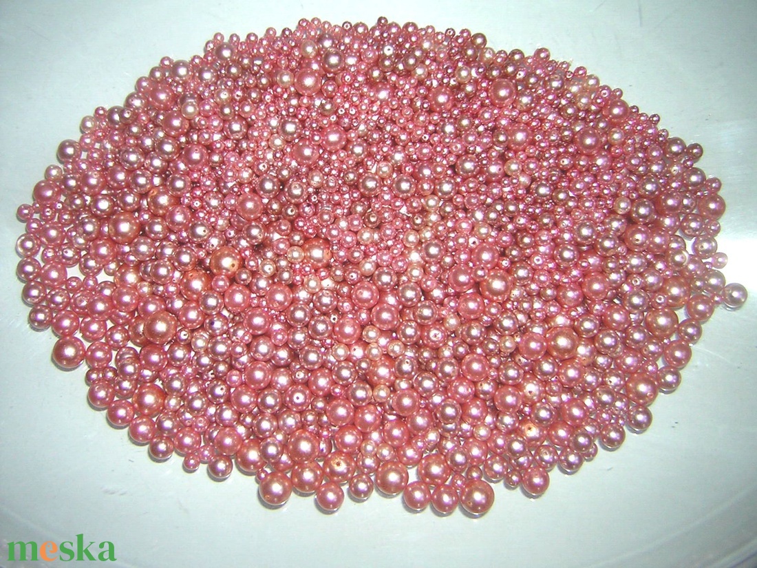 1 kg Ömlesztett tekla gyöngy vegyes üveggyöngy - kellékek & szerszámok - gyöngyfűzés kellékek - üveggyöngy - Meska.hu
