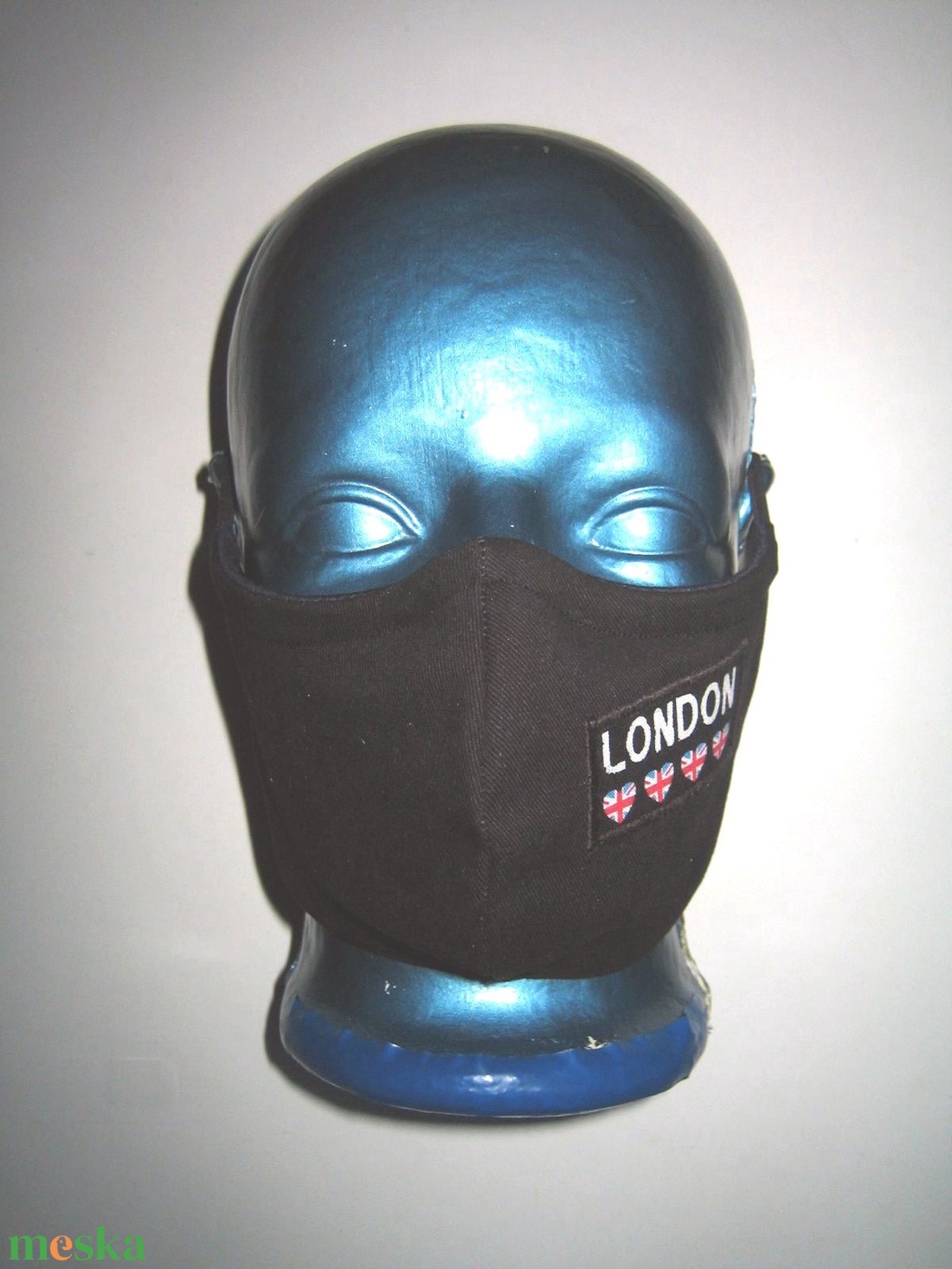 Orrmerevítős szájmaszk fekete arcmaszk biciklis maszk London - maszk, arcmaszk - férfi & uniszex - Meska.hu