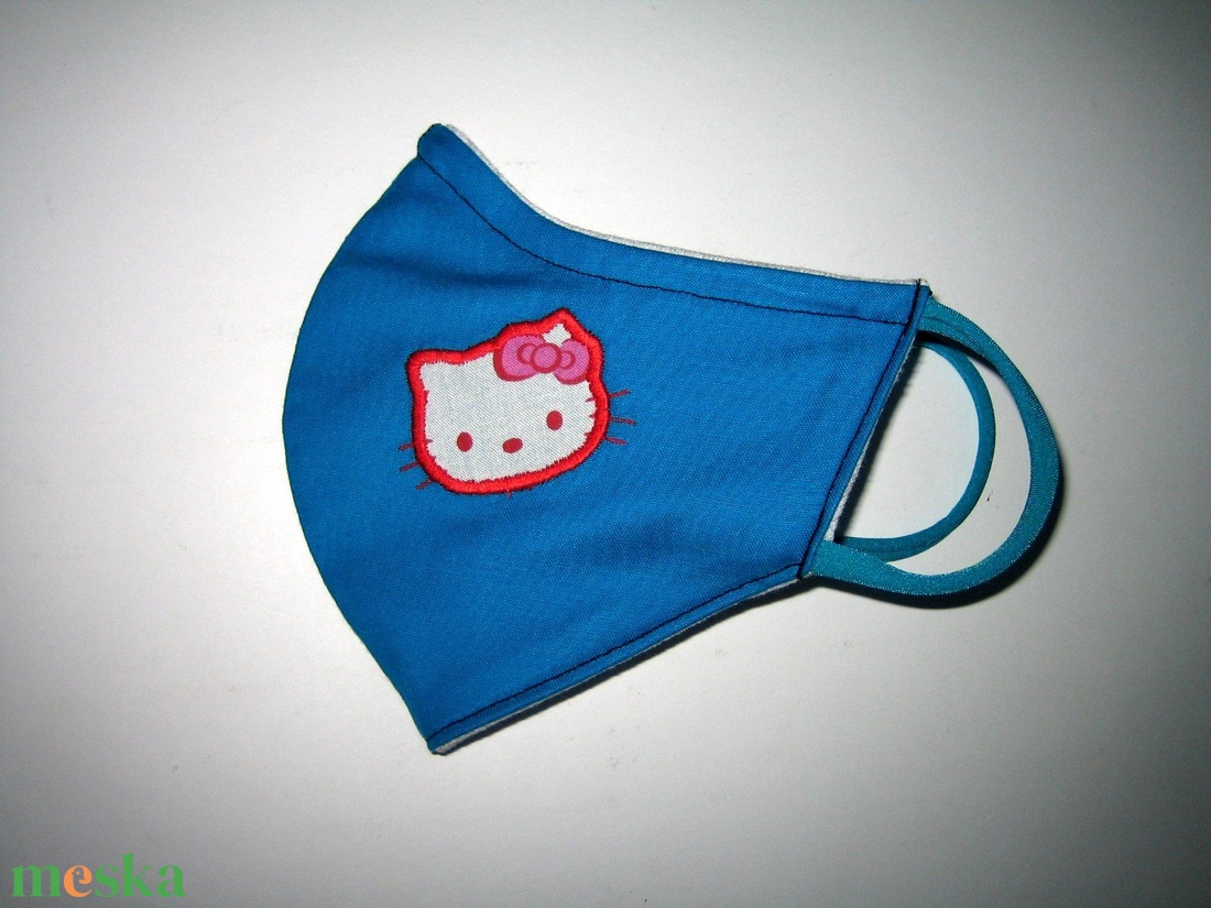 Hello Kitty Egyedi orrmerevítős Szájmaszk 2in1 arcmaszk biciklis maszk   - női - női - Meska.hu