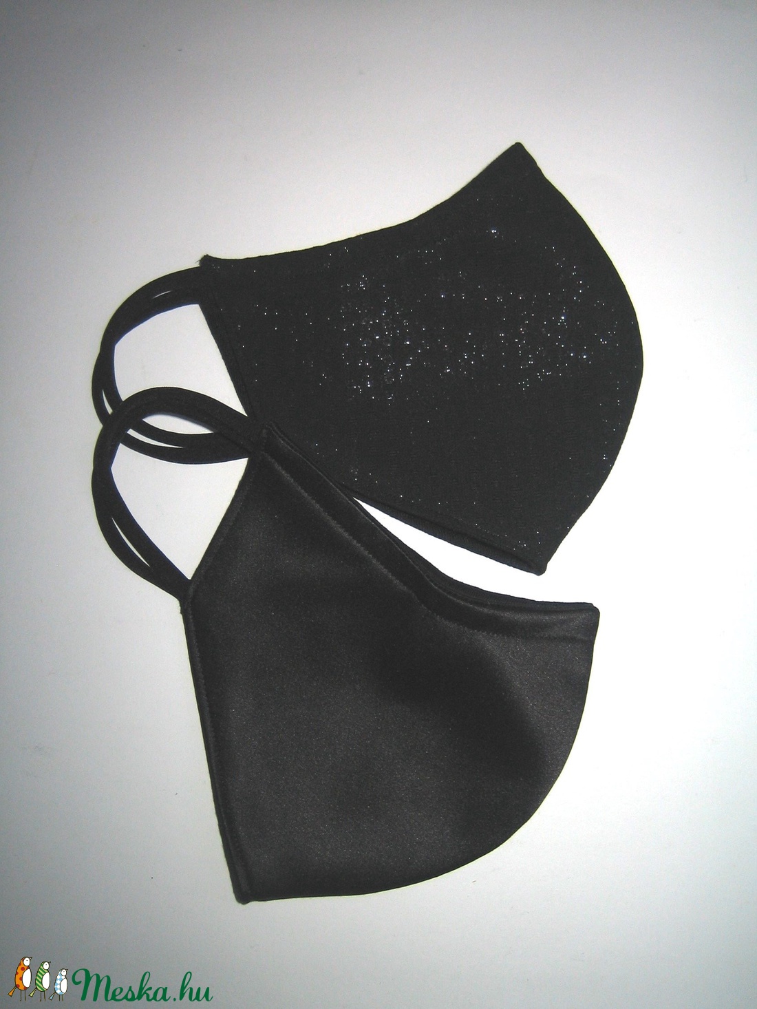 Minőségi Szájmaszk csomag 2db Fekete női textil maszk - női - női - Meska.hu