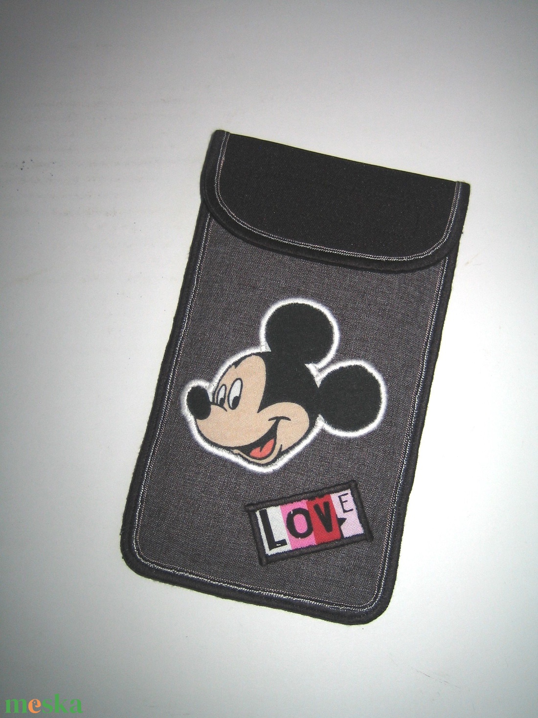 Mobiltok  Plus-os méretű telefonokhoz  Mickey egér - táska & tok - pénztárca & más tok - telefontok - Meska.hu