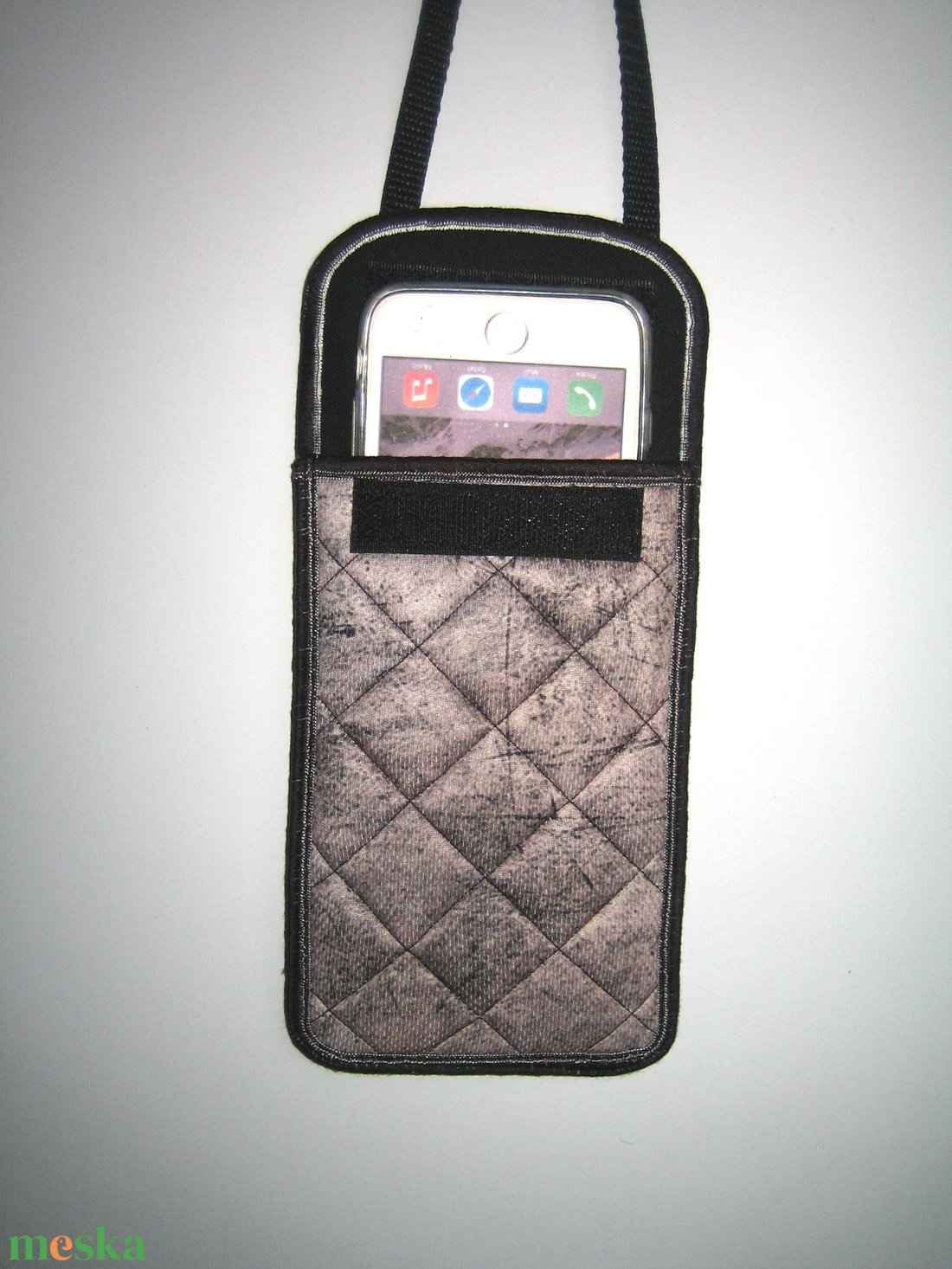 Steppelt Mobiltok állíthatópántos kistáska nagyméretű telefonhoz 2in1 - táska & tok - pénztárca & más tok - telefontok - Meska.hu