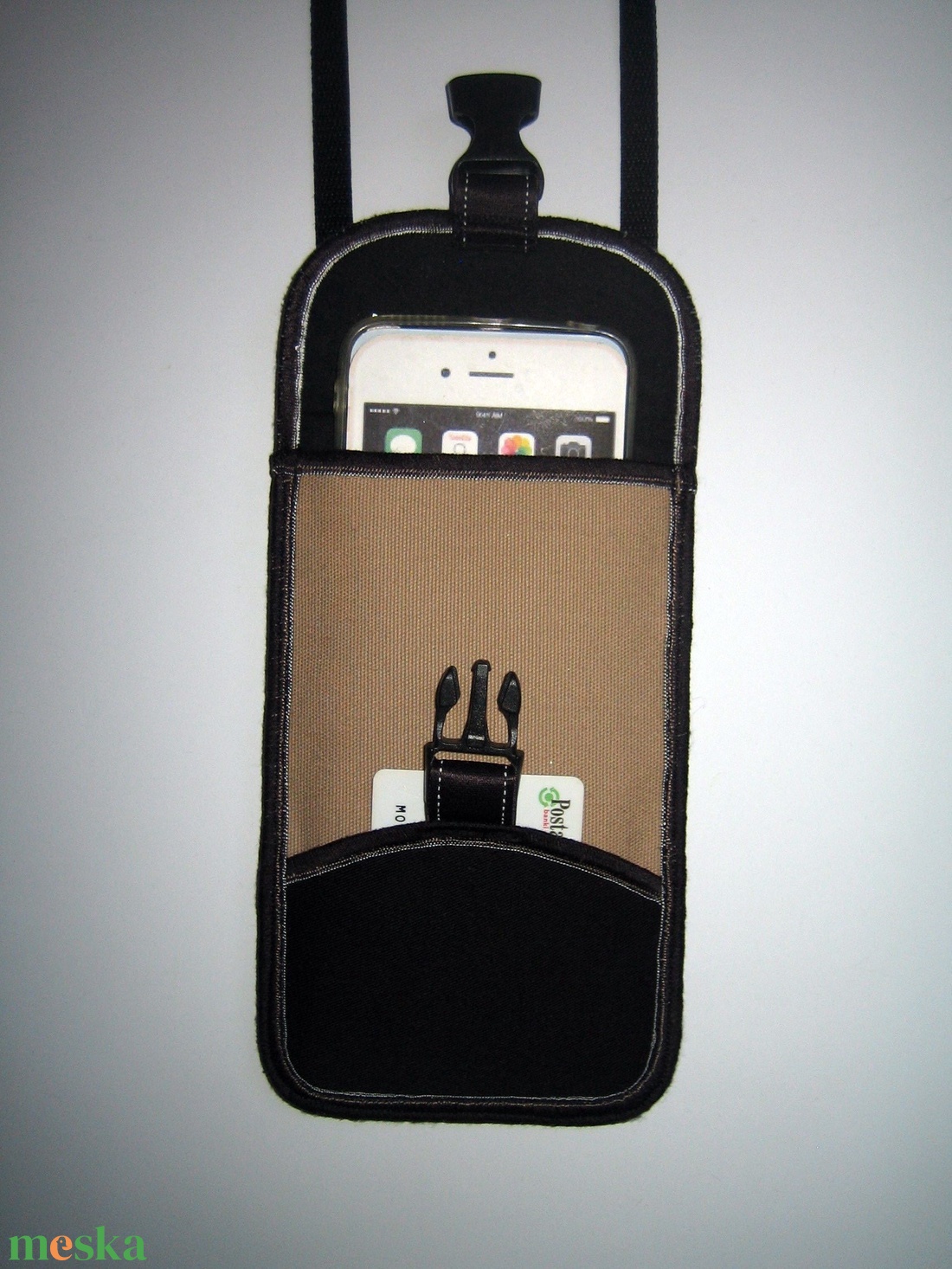 Zsebes mobiltok 2in1 állítható pánttal XL telefon tartó Nyakba is akasztható kistáska Fekete-Drapp - táska & tok - pénztárca & más tok - telefontok - Meska.hu Zsebes mobiltok 2in1 állítható pánttal XL telefon tartó Nyakba is akasztható kistáska Fekete-Drapp - táska & tok - pénztárca & más tok - telefontok - Meska.hu