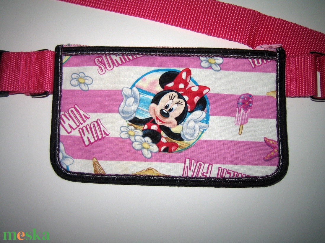 Mobiltok telefon tartó mini övtáska Minnie Mouse  - táska & tok - övtáska - Meska.hu