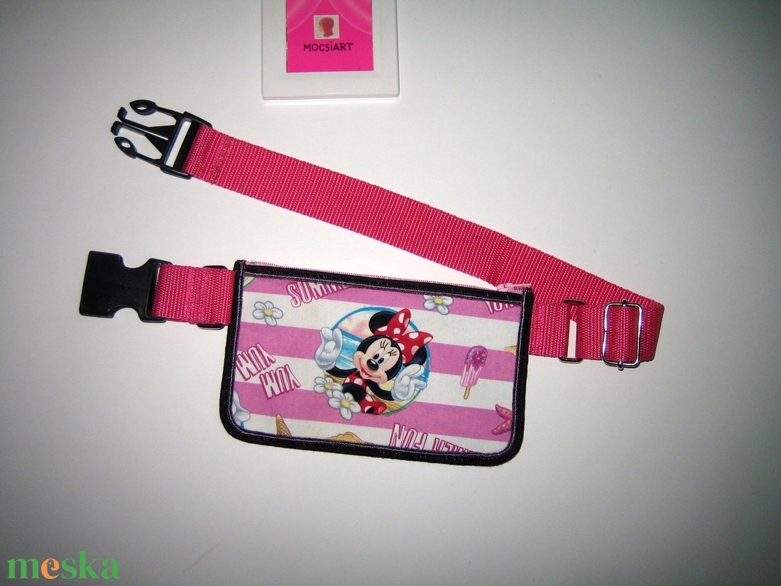 Mobiltok telefon tartó mini övtáska Minnie Mouse  - táska & tok - övtáska - Meska.hu