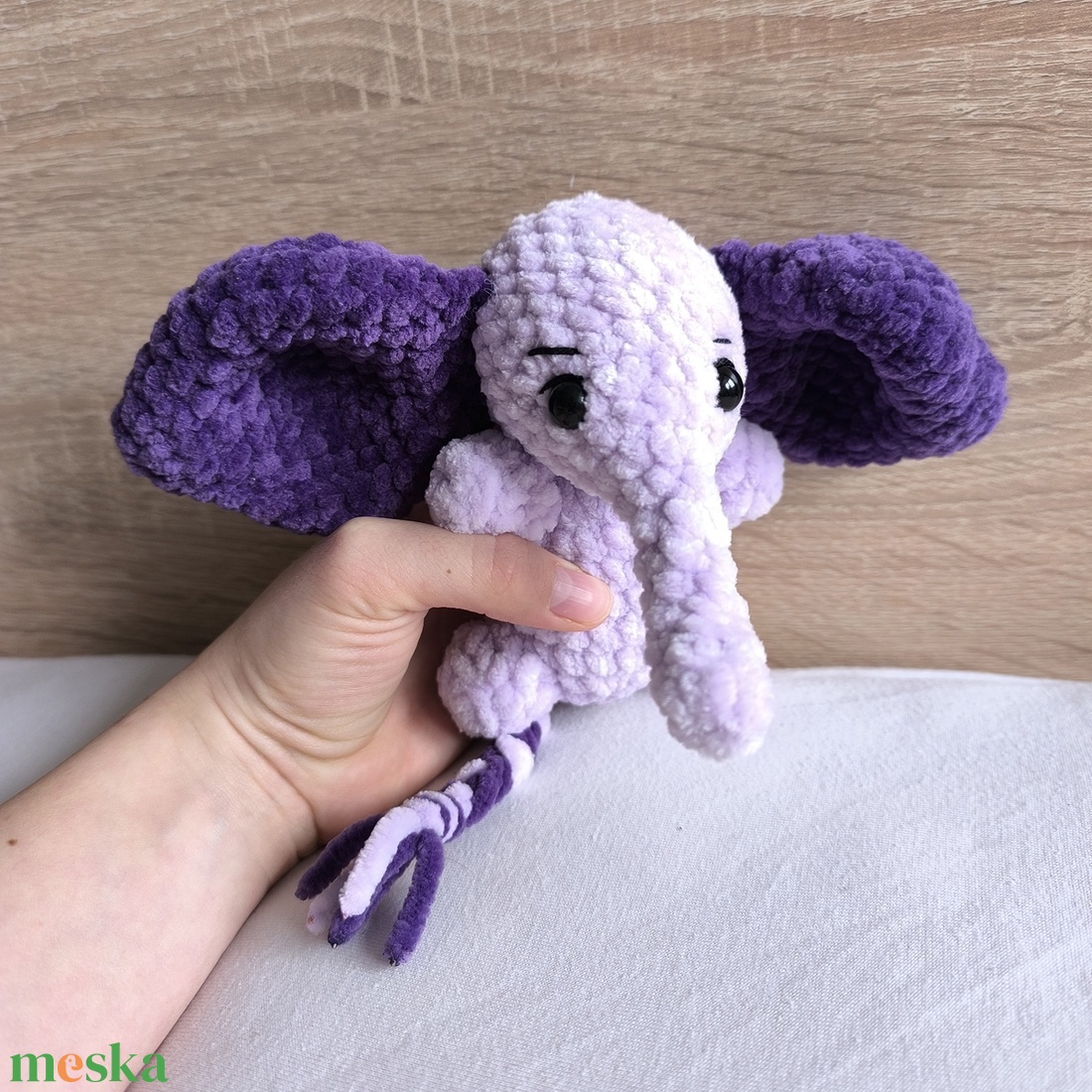 Lulu, a lila elefánt amigurumi figura - játék & sport - plüssállat & játékfigura - elefánt - Meska.hu Lulu, a lila elefánt amigurumi figura - játék & sport - plüssállat & játékfigura - elefánt - Meska.hu