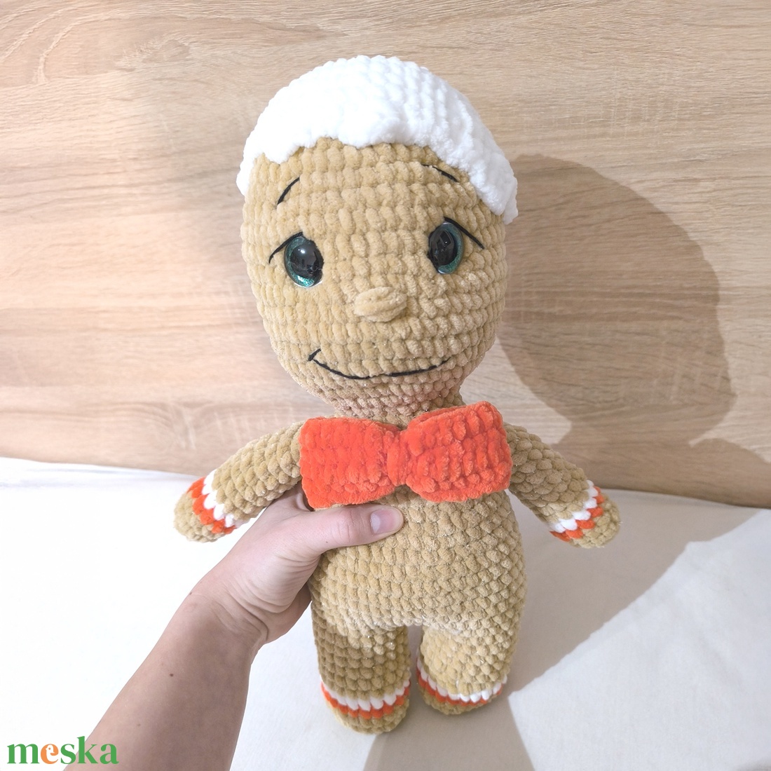 Óriás csillogós Mézike amigurumi figura - játék & sport - plüssállat & játékfigura - plüss mesefigurák - Meska.hu