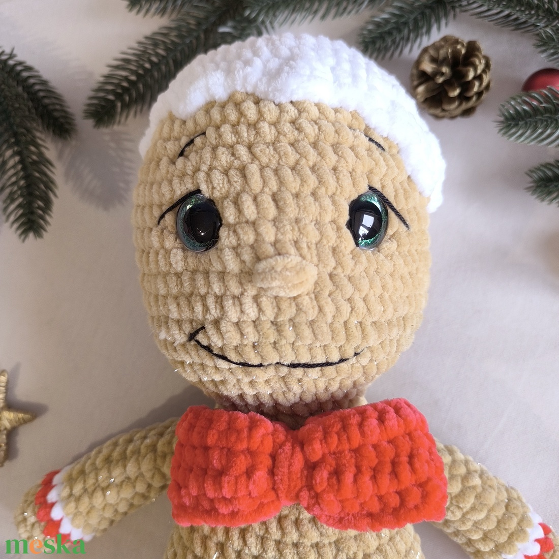Óriás csillogós Mézike amigurumi figura - játék & sport - plüssállat & játékfigura - plüss mesefigurák - Meska.hu