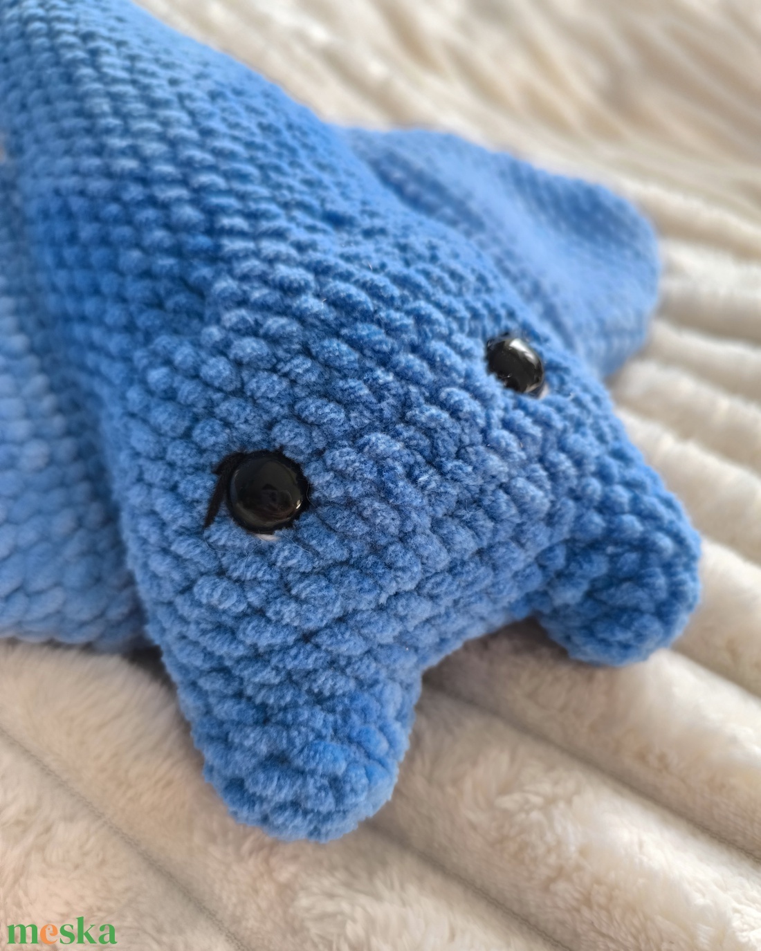 Manta, a horgolt óriás rája - játék & sport - plüssállat & játékfigura - más figura - Meska.hu