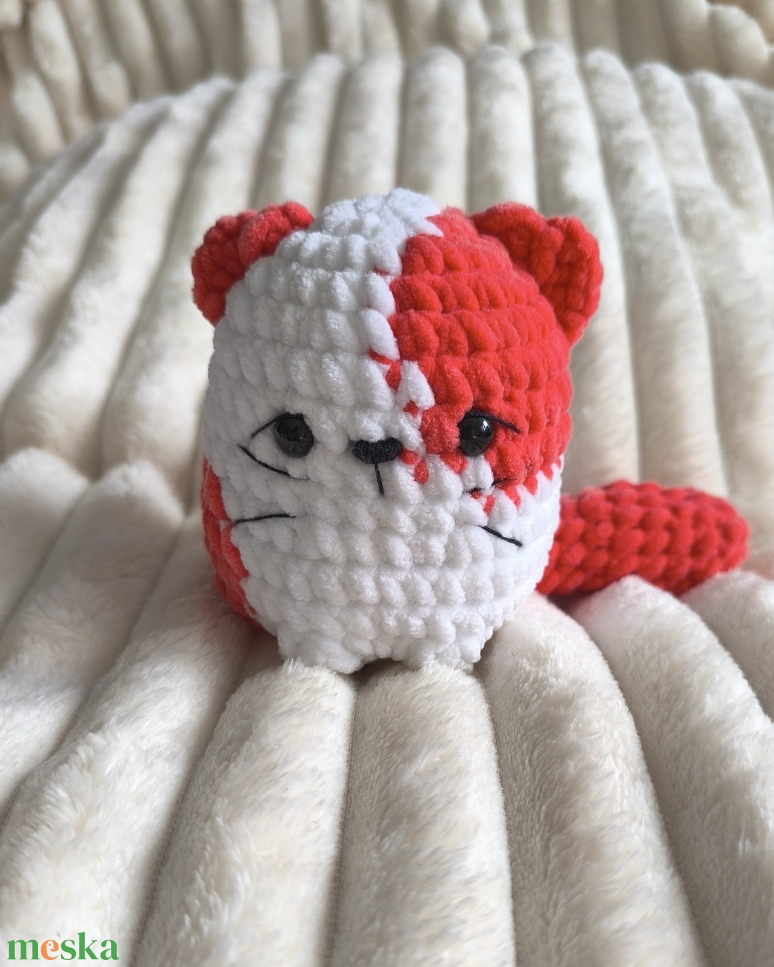 Paprika, a horgolt cica - játék & sport - plüssállat & játékfigura - cica - Meska.hu