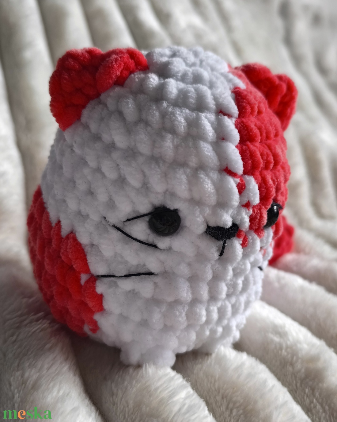 Paprika, a horgolt cica - játék & sport - plüssállat & játékfigura - cica - Meska.hu