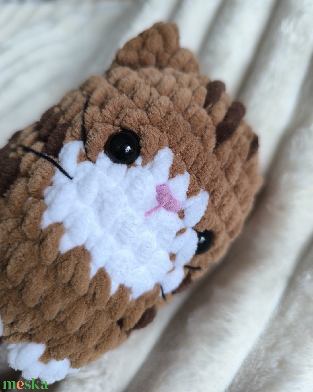 Mokka, a horgolt cica - játék & sport - plüssállat & játékfigura - cica - Meska.hu