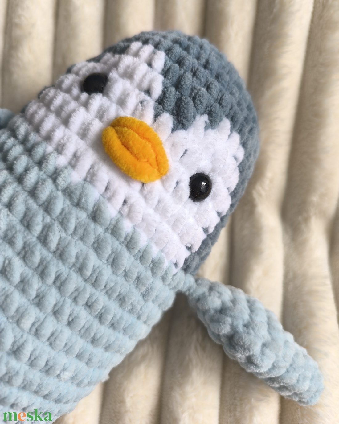 Milo, a horgolt pingvin - játék & sport - plüssállat & játékfigura - más figura - Meska.hu