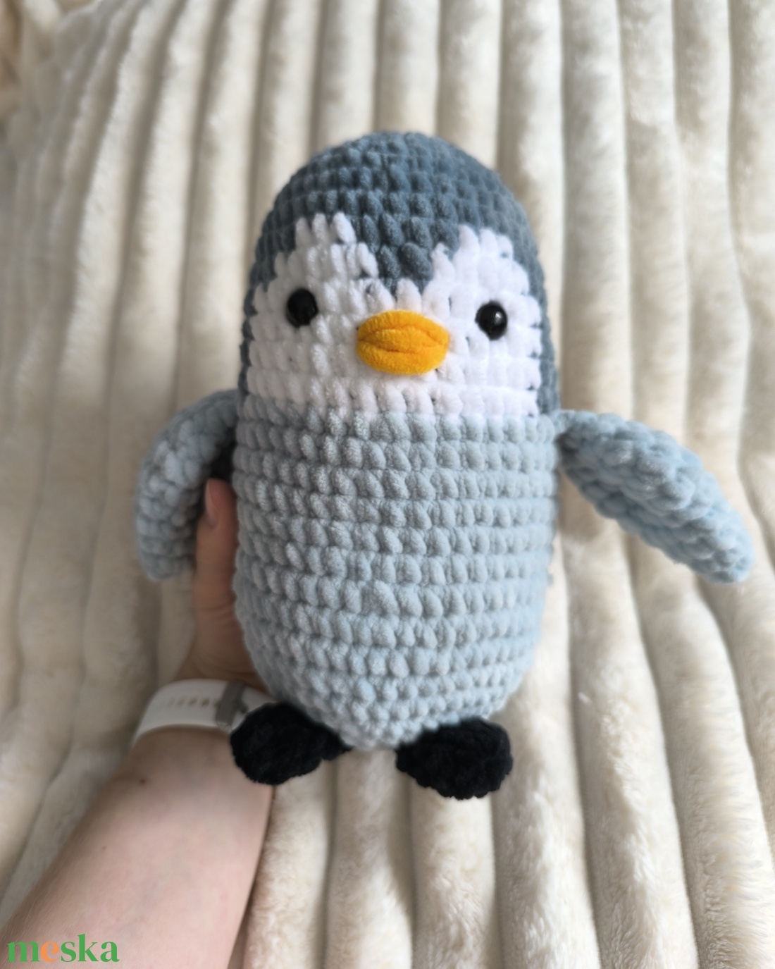 Milo, a horgolt pingvin - játék & sport - plüssállat & játékfigura - más figura - Meska.hu