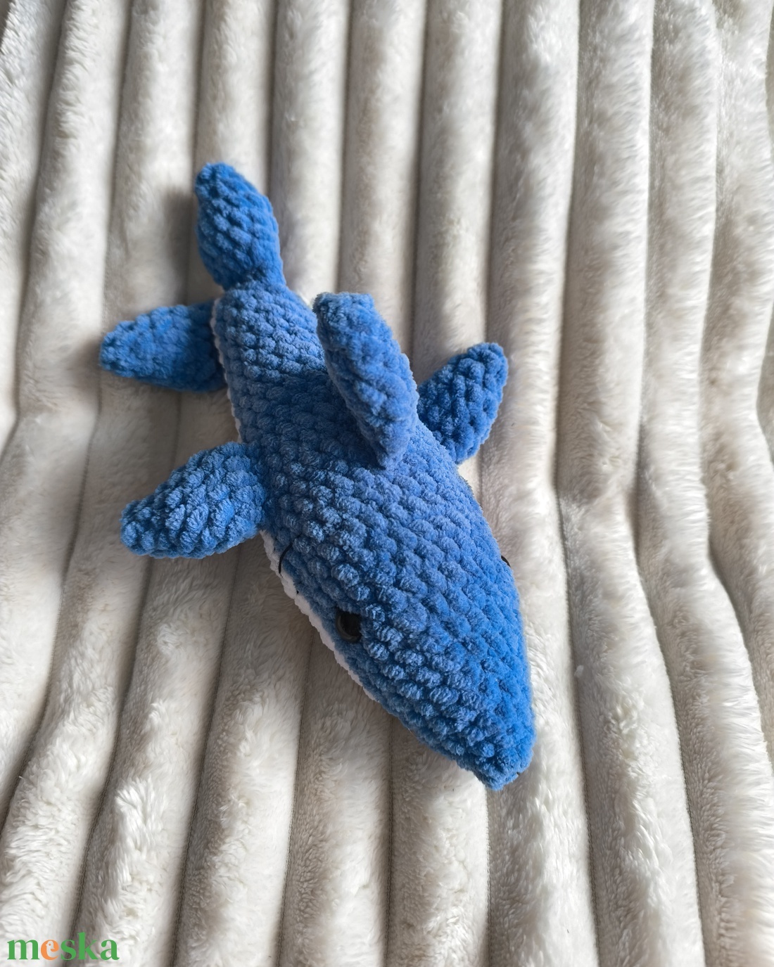 Fincsi, a horgolt cápa - játék & sport - plüssállat & játékfigura - más figura - Meska.hu