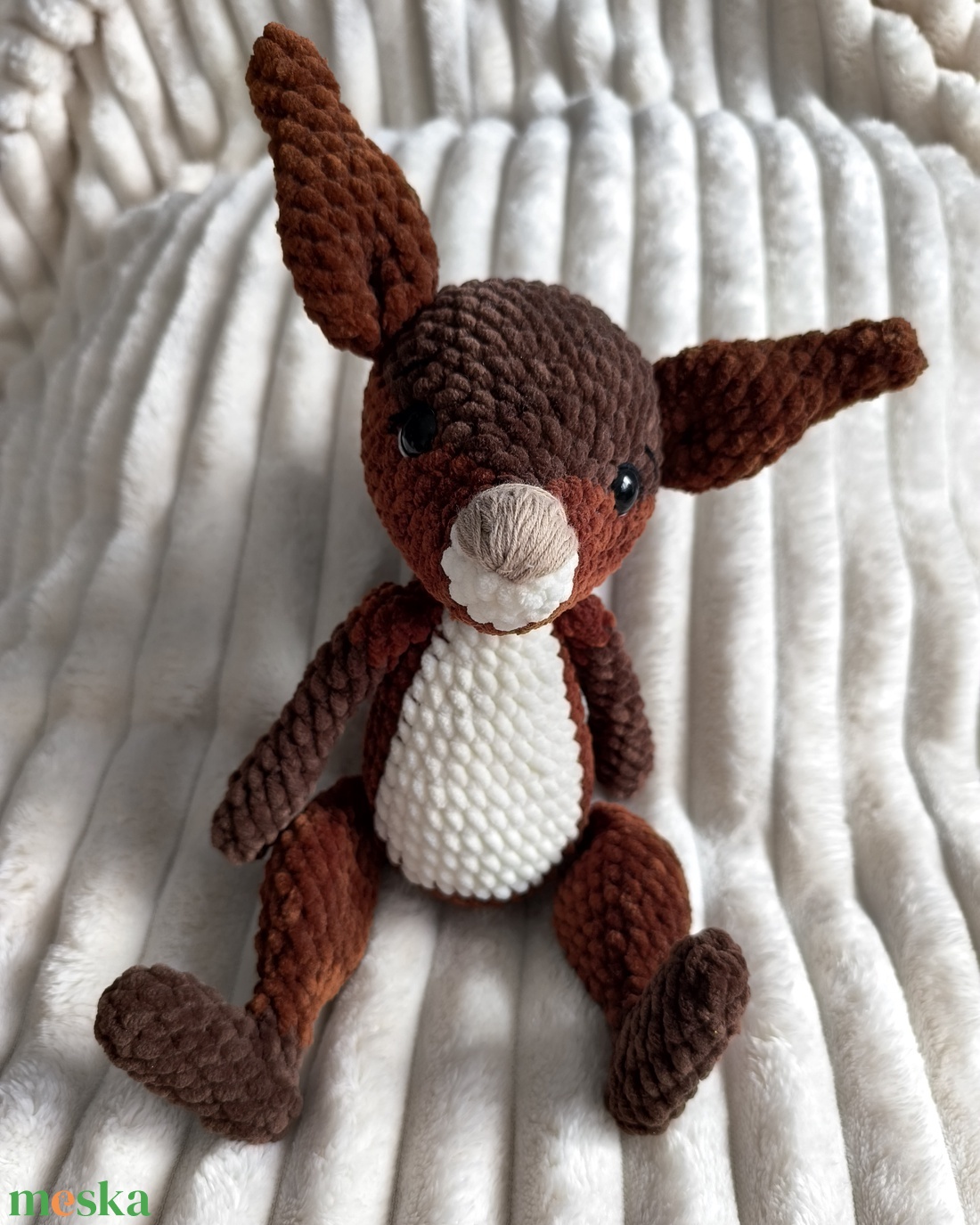Mandula, a horgolt mókus - játék & sport - plüssállat & játékfigura - más figura - Meska.hu