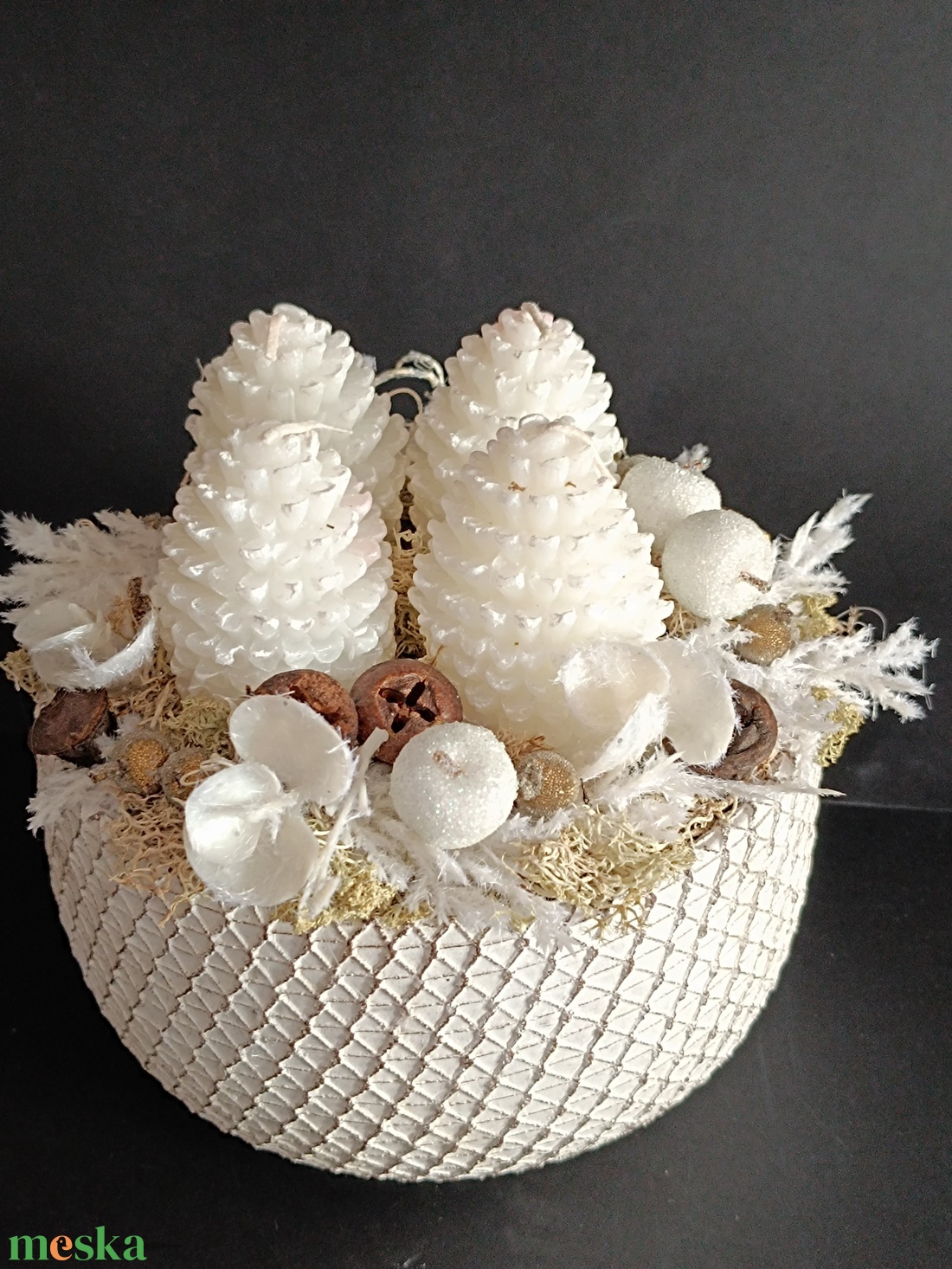 Adventi tál - karácsony - adventi díszek - adventi asztaldísz - Meska.hu Adventi tál - karácsony - adventi díszek - adventi asztaldísz - Meska.hu